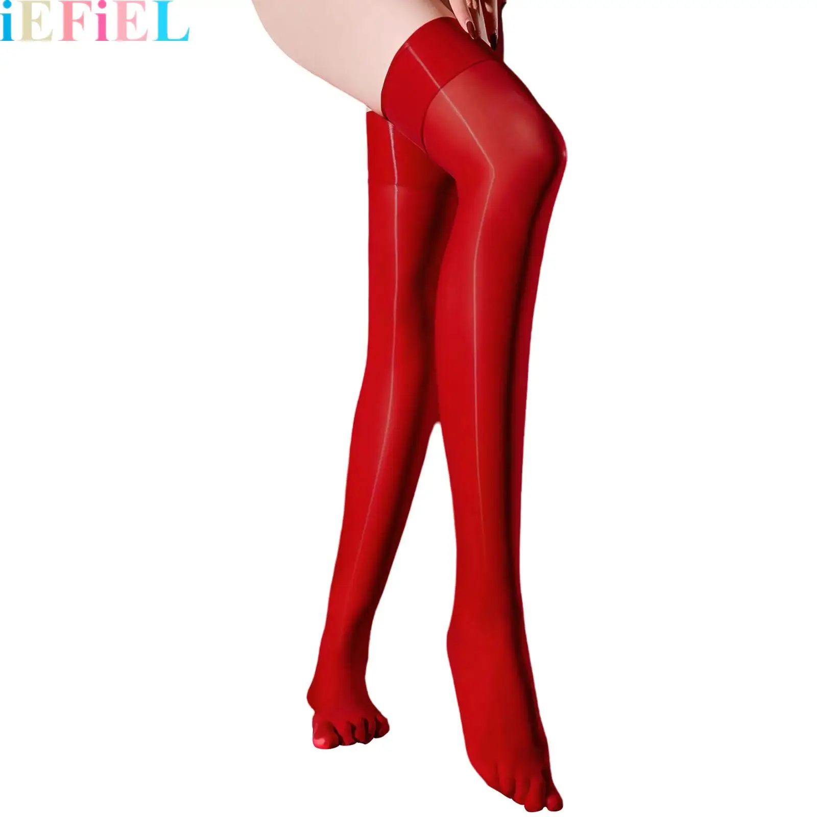 Womens Five-toed Stockings Stretchy Glossy Thigh High Socks for Valentines Day Nightclub Rave Party
Womens Five-toed Stockings Stretchy Glossy Thigh High Socks for Valentines Day Nightclub Rave Party