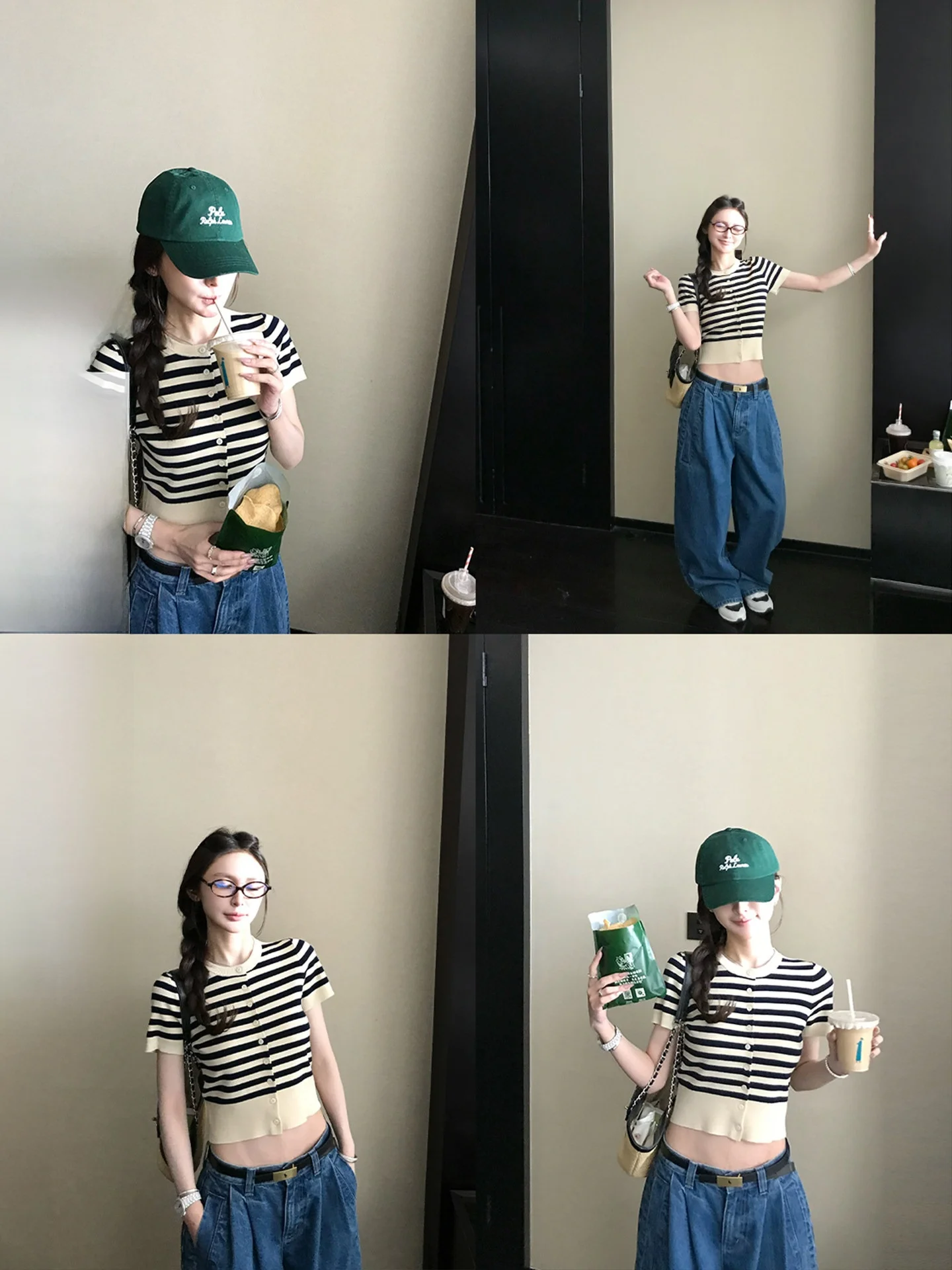 Skk Store RL Fashionable Short Sleeve Silk Blend Knitwear Striped Slim Fit round Neck Casual Wear Comfortable Breathable Wome...
Skk Store RL Fashionable Short Sleeve Silk Blend Knitwear Striped Slim Fit round Neck Casual Wear Comfortable Breathable Wome...