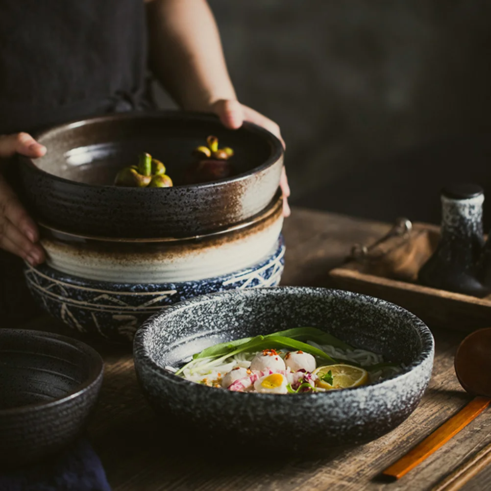 1Pcs Ceramic Bowl Japanese Design Salad Soup Noodle Rice Fruit Bowl Household Tableware Smooth Finish Dishwasher Safe Versatile
1Pcs Ceramic Bowl Japanese Design Salad Soup Noodle Rice Fruit Bowl Household Tableware Smooth Finish Dishwasher Safe Versatile