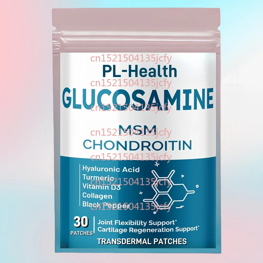 30 Patches Glucosamine Chondroitin Transdermal Patches with Hyaluronic Acid,Turmeric,Vitamin D3 for Joint Support
30 Patches Glucosamine Chondroitin Transdermal Patches with Hyaluronic Acid,Turmeric,Vitamin D3 for Joint Support