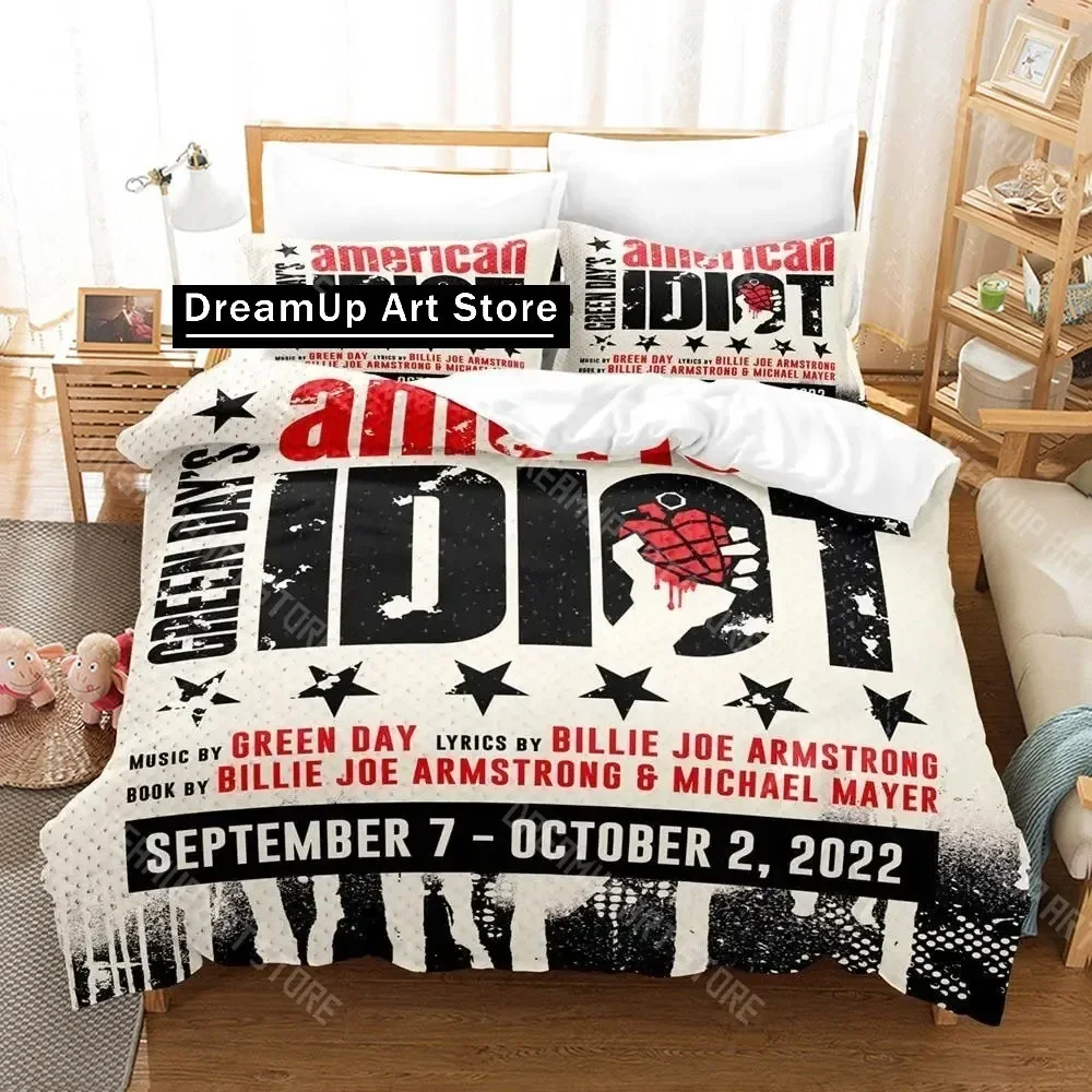 3D Print Green Day AMERICAN IDIOT Bedding Set Single Twin Full Queen King Size Bed Set Aldult Kid Bedroom Duvetcover Sets
3D Print Green Day AMERICAN IDIOT Bedding Set Single Twin Full Queen King Size Bed Set Aldult Kid Bedroom Duvetcover Sets