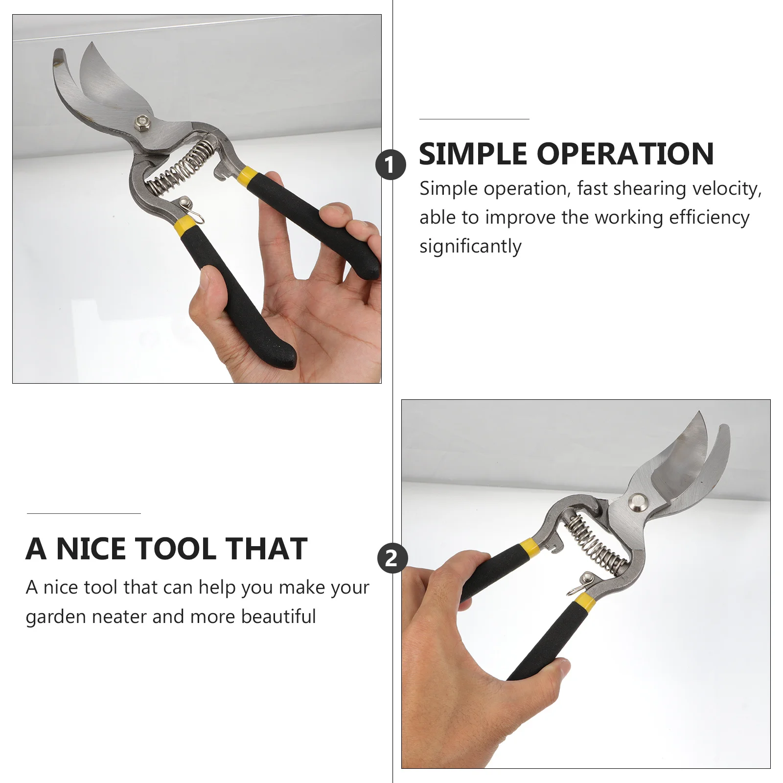 Professional Pruning Shears Durable Gardening Scissors Fast Cutting Branch Pruning Tool Portable Lightweight Fruit Tree Shears
Professional Pruning Shears Durable Gardening Scissors Fast Cutting Branch Pruning Tool Portable Lightweight Fruit Tree Shears