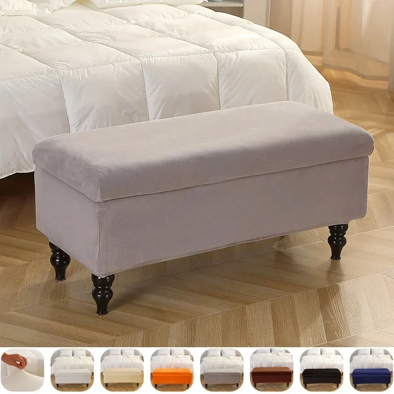 Elastic Velvet Ottoman Cover Stretch Rectangle Storage Stool Covers for Living Room Footrest Slipcover Furniture Protector
Elastic Velvet Ottoman Cover Stretch Rectangle Storage Stool Covers for Living Room Footrest Slipcover Furniture Protector