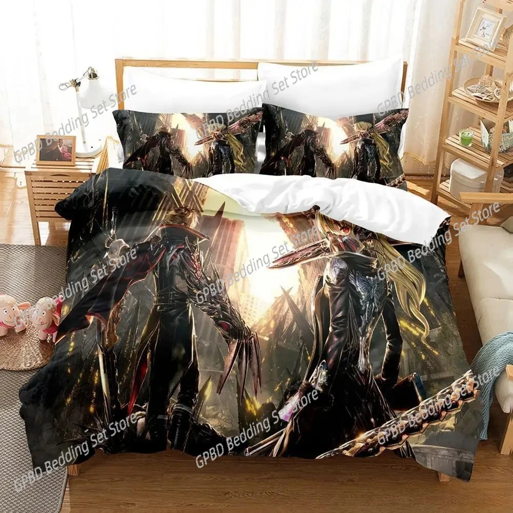 Game CODE VEIN Bedding Set Single Twin Full Queen King Size Bed Set Adult Kid Bedroom Duvet cover Sets 3D Anime Bed Sheet Set
Game CODE VEIN Bedding Set Single Twin Full Queen King Size Bed Set Adult Kid Bedroom Duvet cover Sets 3D Anime Bed Sheet Set