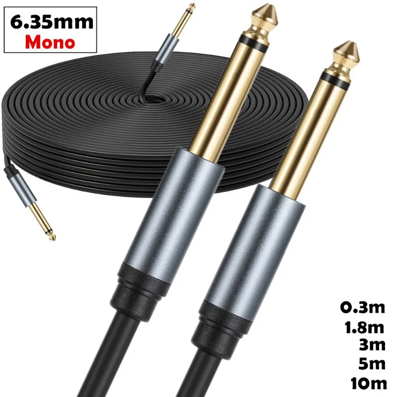 6.35 Electric Guitar Performance Electric Box Cable 6.5mm Audio Cable Male Audio Mixer Power Amplifier Microphone Cable
6.35 Electric Guitar Performance Electric Box Cable 6.5mm Audio Cable Male Audio Mixer Power Amplifier Microphone Cable