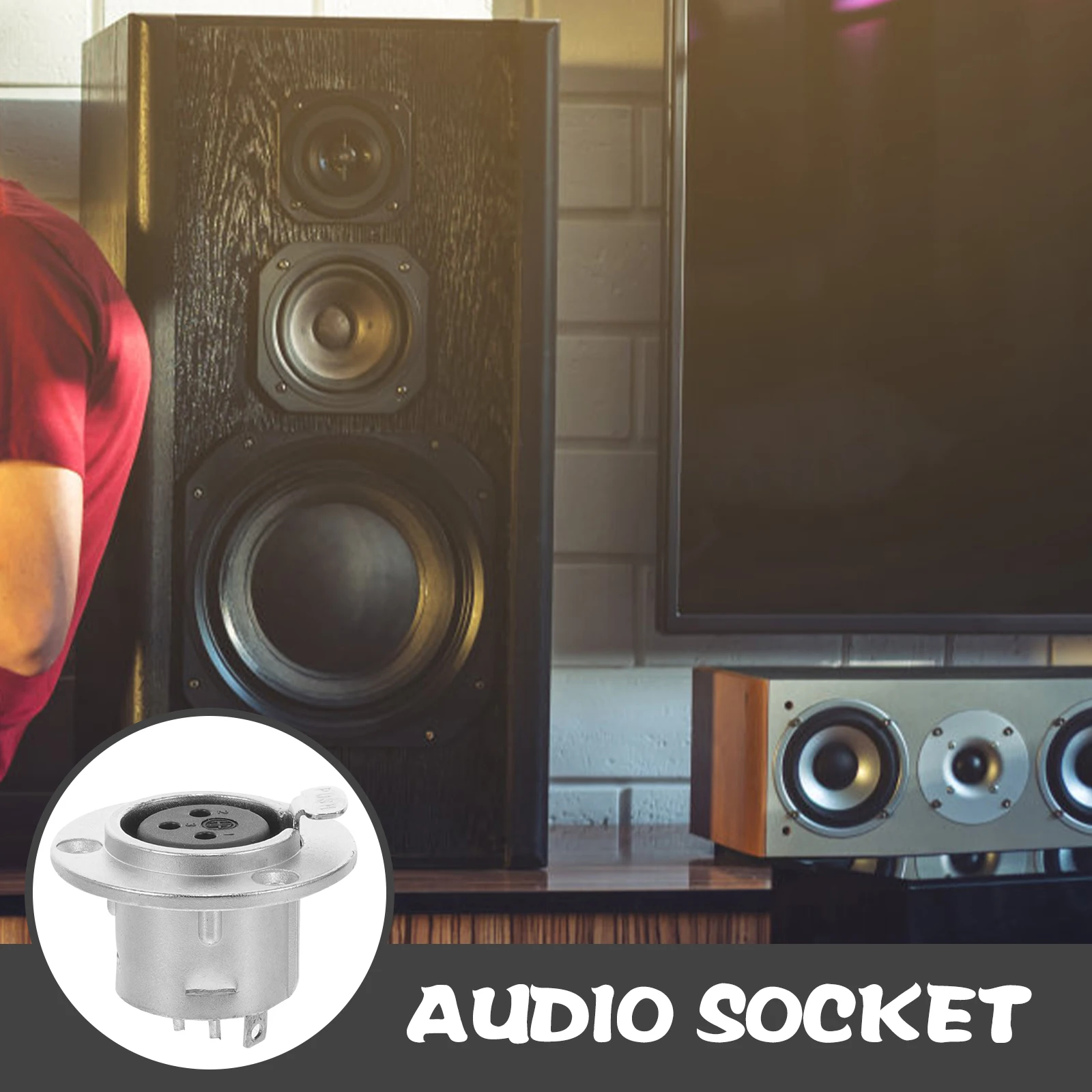 2pcs 3 Jack Socket Panel Mount Audio Microphone Microphone Socket Connector Durable Speaker Equipment Compatibility
2pcs 3 Jack Socket Panel Mount Audio Microphone Microphone Socket Connector Durable Speaker Equipment Compatibility