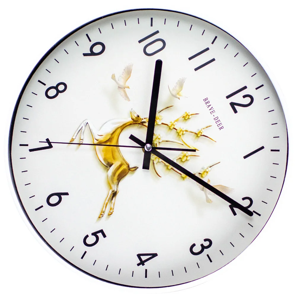 Golden Deer Hanging Wall Clock Silent Large Modern Decorative Clock for Kitchen Bedroom Living Room Outdoor Wall Clocks
Golden Deer Hanging Wall Clock Silent Large Modern Decorative Clock for Kitchen Bedroom Living Room Outdoor Wall Clocks