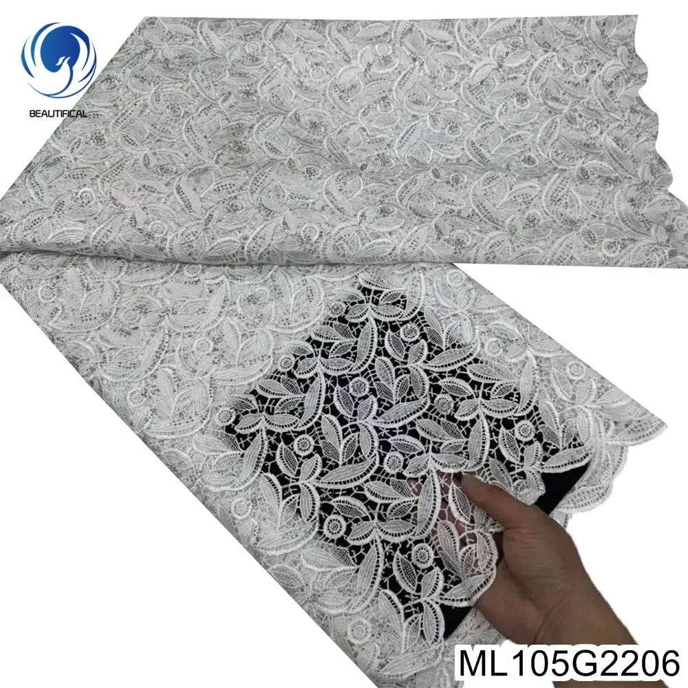 Gorgeous High-end Banquet Dress,Rhinestone Ornament,Chic Hollow Out Design, Nigerian Water Soluble Cord Lace Fabric, ML105G22
Gorgeous High-end Banquet Dress,Rhinestone Ornament,Chic Hollow Out Design, Nigerian Water Soluble Cord Lace Fabric, ML105G22
