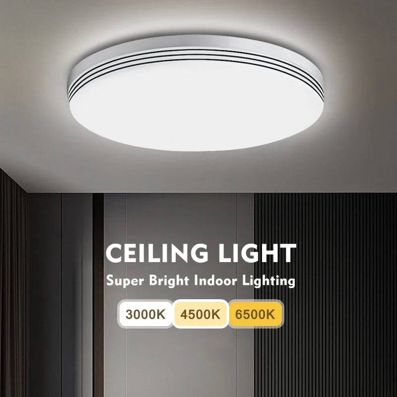 Modern Ceiling Light Round Ceil Lamp 48W 36W 24W LED Light 110V 220V For Home Panel Ceiling Lamp Kitchen Living Room Lighting
Modern Ceiling Light Round Ceil Lamp 48W 36W 24W LED Light 110V 220V For Home Panel Ceiling Lamp Kitchen Living Room Lighting