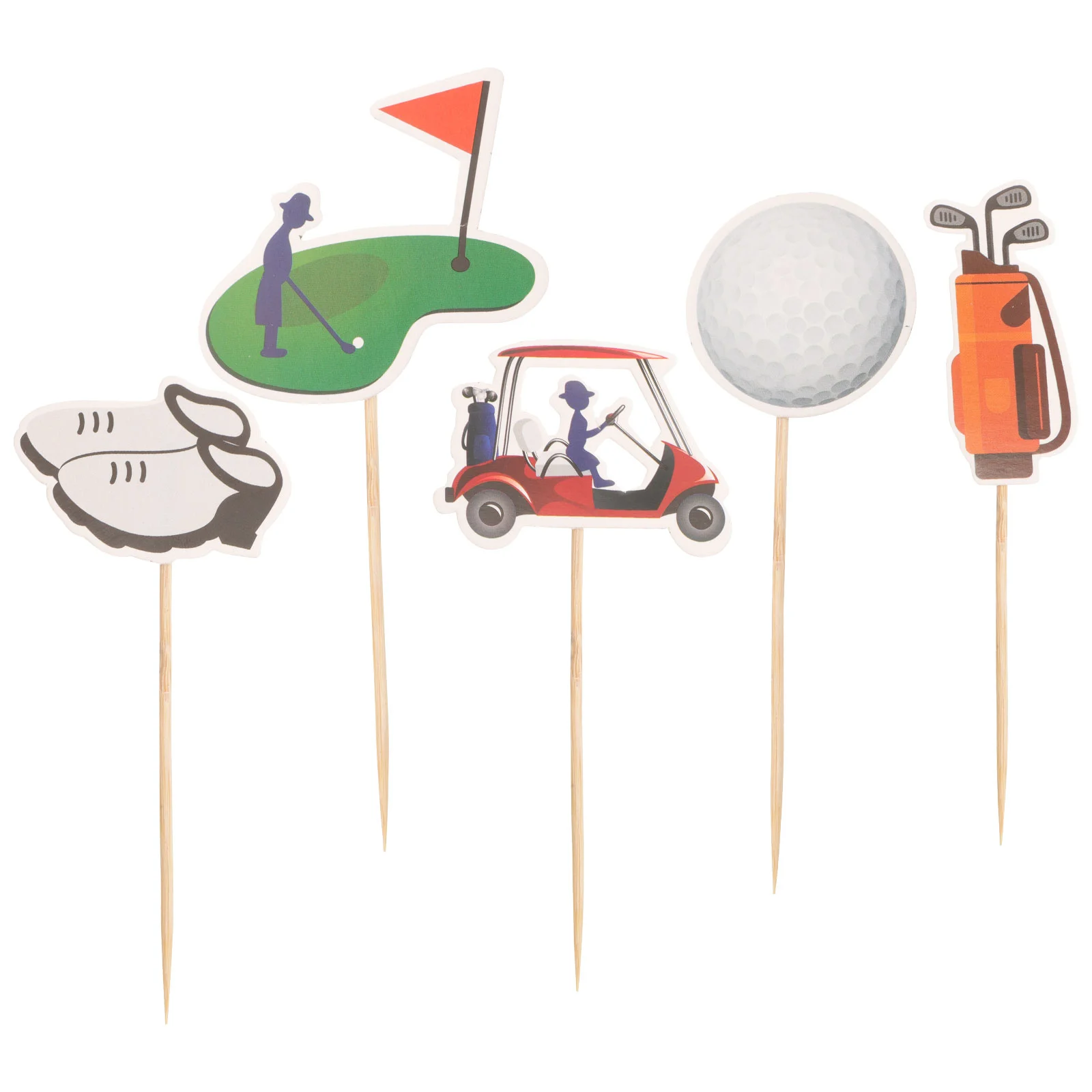 5pcs Golf Cake Toppers Birthday Celebration White Shoes Party Cupcake nament Man Sports Themed Decors Cake Decoration
5pcs Golf Cake Toppers Birthday Celebration White Shoes Party Cupcake nament Man Sports Themed Decors Cake Decoration
