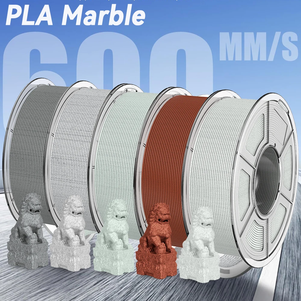 JAYO 5Rolls 3D High Speed Marble PLA Filament Natural Marble-Like Texture & 600mm/s High Speed 3D Printer Non-toxic Filament 
JAYO 5Rolls 3D High Speed Marble PLA Filament Natural Marble-Like Texture & 600mm/s High Speed 3D Printer Non-toxic Filament