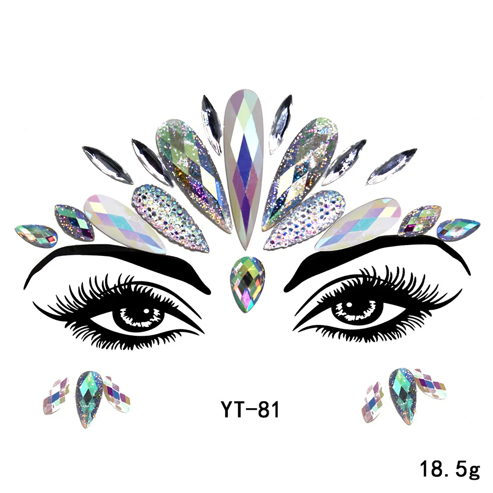 New 3D Pearl Crystal Sticker Music Festival Shiny Face Decoration Party Fashion Acrylic Drill Sticker Temporary Tattoo Stickers
New 3D Pearl Crystal Sticker Music Festival Shiny Face Decoration Party Fashion Acrylic Drill Sticker Temporary Tattoo Stickers