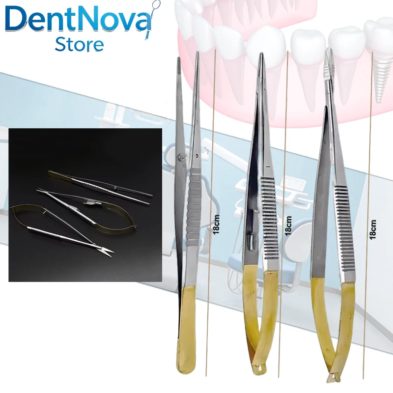 Dental Castroviejo Scissors Straight Jaw Needle Holder Orthodontic Holding Forceps Surgical Tool
Dental Castroviejo Scissors Straight Jaw Needle Holder Orthodontic Holding Forceps Surgical Tool