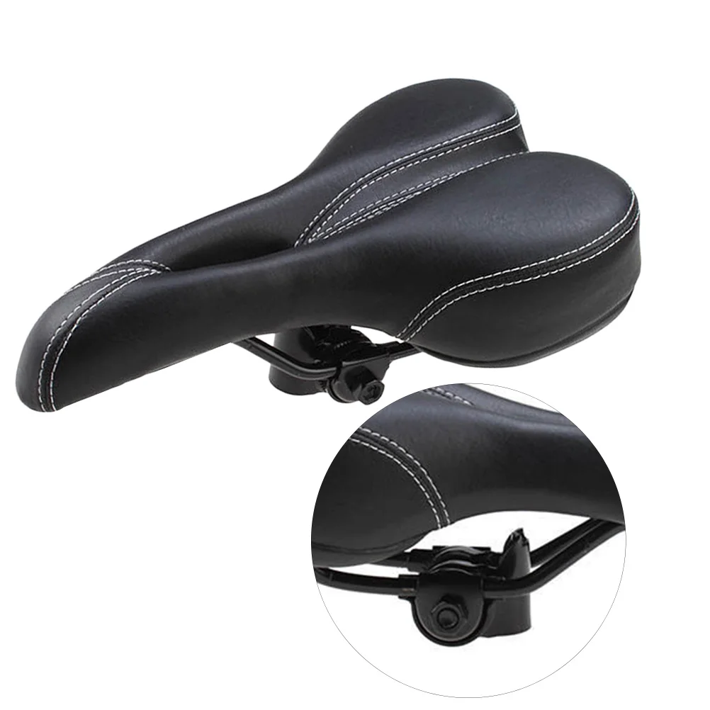Bike Saddle Ultra Wide Comfortable Shock Absorbing Cushion Suitable for Road Mountain Racing Bicycle Seat Pad Black
Bike Saddle Ultra Wide Comfortable Shock Absorbing Cushion Suitable for Road Mountain Racing Bicycle Seat Pad Black