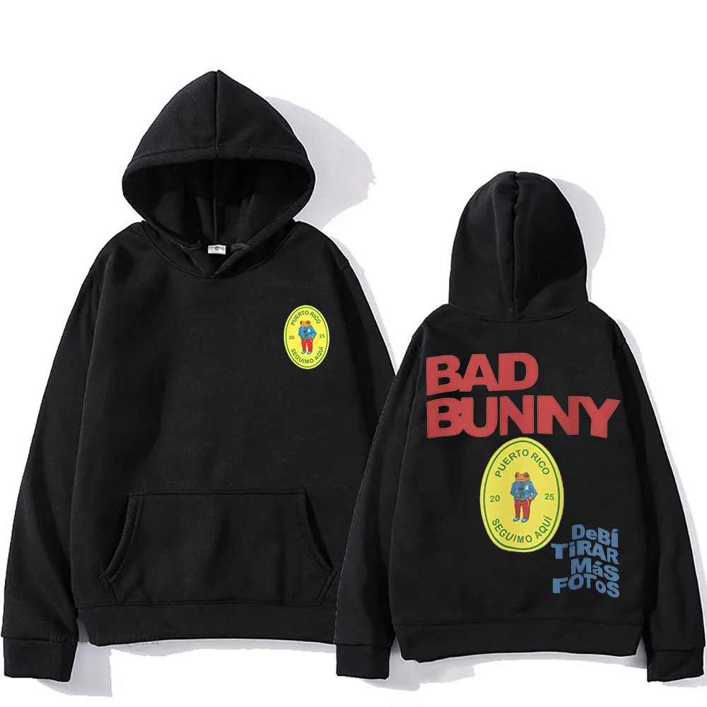 Bad Bunny DeBí TiRAR MáS FOToS New Song DtMF Hooded Graphic Printing Harajuku Gothic Sweatshirt Unisex Fleece Hip Hop Pullovers
Bad Bunny DeBí TiRAR MáS FOToS New Song DtMF Hooded Graphic Printing Harajuku Gothic Sweatshirt Unisex Fleece Hip Hop Pullovers