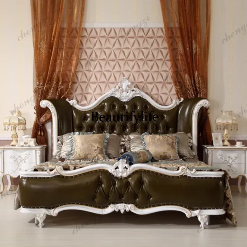 PPP High Quality Black Bed Fashionable Aesthetics Light Luxury Confortable Bed Wedding Design Cama De Casal Bedroom Furniture
PPP High Quality Black Bed Fashionable Aesthetics Light Luxury Confortable Bed Wedding Design Cama De Casal Bedroom Furniture