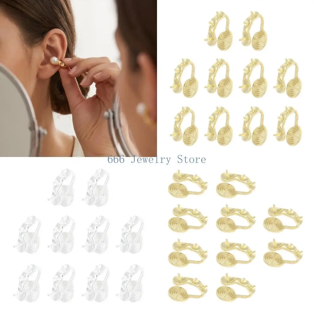 F2TD Elegant Pearls U Earrings Without Piercing Copper Materials Secure Hold
F2TD Elegant Pearls U Earrings Without Piercing Copper Materials Secure Hold