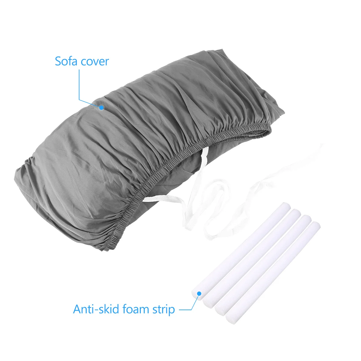 3 Seater High Elasticity Sofa Cover Slipcover Set Polyester Furniture Protector for Homes with Pets Grey
3 Seater High Elasticity Sofa Cover Slipcover Set Polyester Furniture Protector for Homes with Pets Grey