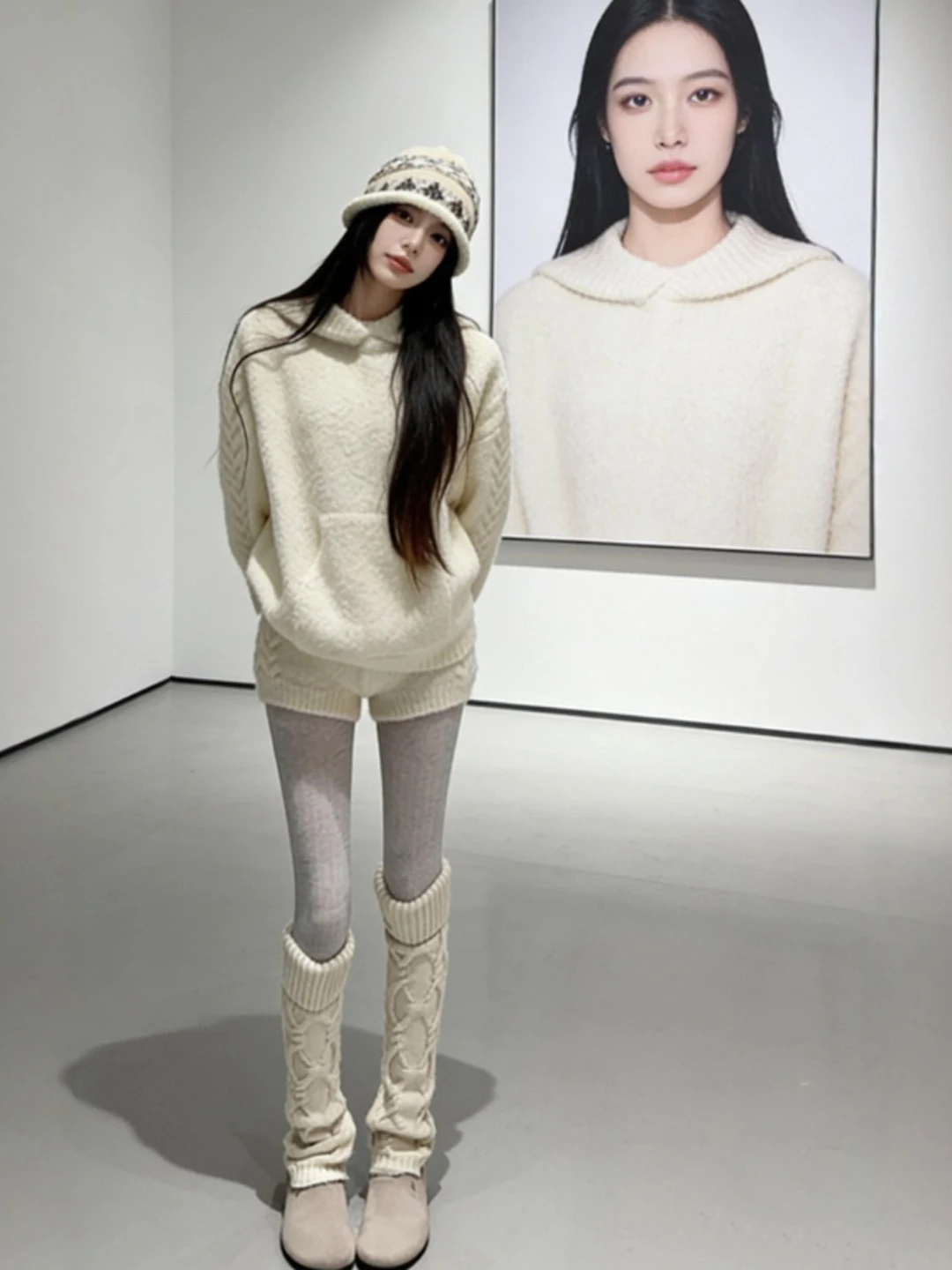 Lazy Sle Hat Вязаный свитер и комплект из двух предметов. Удобная весенняя женская одежда. Повседневная одежда с высокой талией.
Lazy Sle Hat Вязаный свитер и комплект из двух предметов. Удобная весенняя женская одежда. Повседневная одежда с высокой талией.