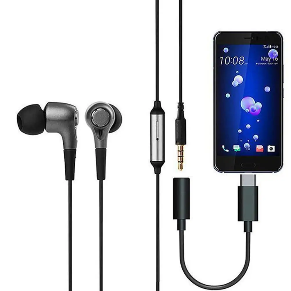 2 Pcs USB-C to 3.5mm Audio Adapter Reversible Type C Earphone Cable AUX Female Jack for Cell Phone Computer Headset Tool
2 Pcs USB-C to 3.5mm Audio Adapter Reversible Type C Earphone Cable AUX Female Jack for Cell Phone Computer Headset Tool