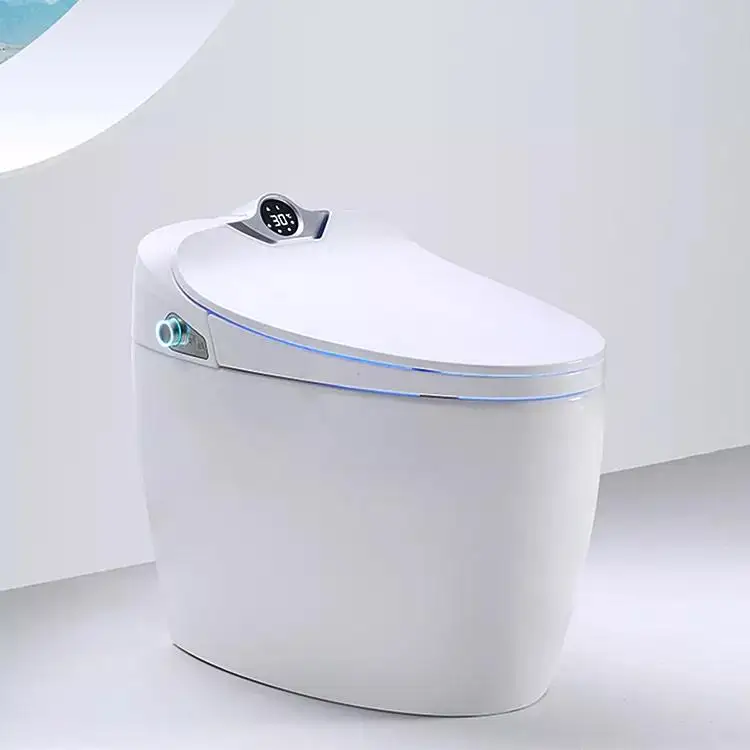 Automatic Flush Light Sensor Remote Control Heated Inodoros Intelligent Smart Toilet With Warm Seat
Automatic Flush Light Sensor Remote Control Heated Inodoros Intelligent Smart Toilet With Warm Seat