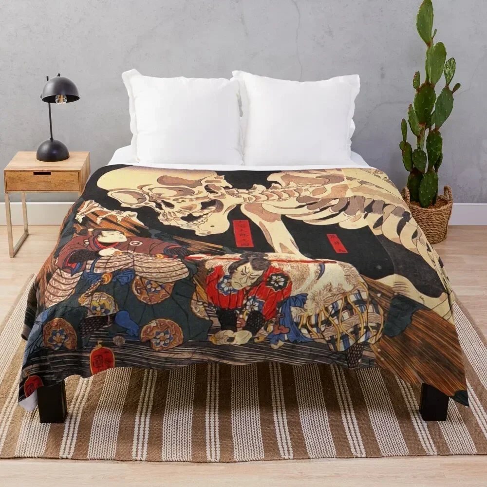 Gashadokuro Skeleton Ghost Throw Blanket Stain Resistant Cozy Warm Blanket
Gashadokuro Skeleton Ghost Throw Blanket Stain Resistant Cozy Warm Blanket