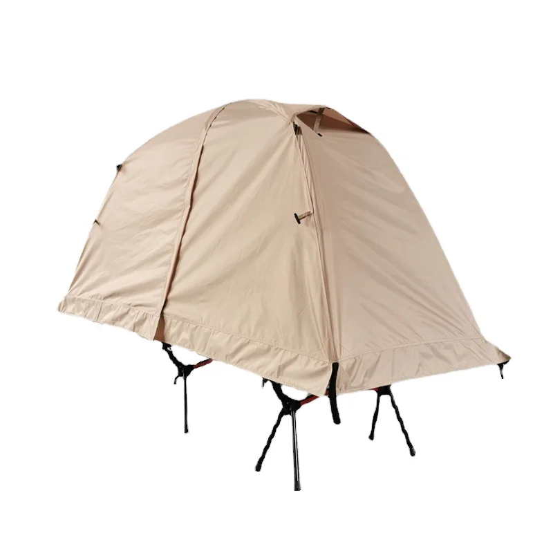 Кемпинговая кровать-палатка с алюминиевыми стойками, надувным матрасом, спальным мешком, двухслойная, складная, надземная, с сумкой для переноски
Кемпинговая кровать-палатка с алюминиевыми стойками, надувным матрасом, спальным мешком, двухслойная, складная, надземная, с сумкой для переноски