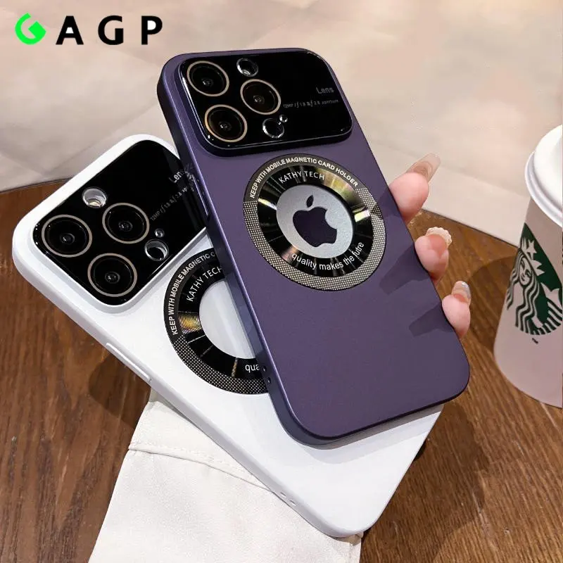 For Iphone 15 14 Pro Max Case Luxury Slim Magsafe Magnetic Logo Hole for IPhone 14 12 13 11 15 Pro Max Plus Shockproof Cover
For Iphone 15 14 Pro Max Case Luxury Slim Magsafe Magnetic Logo Hole for IPhone 14 12 13 11 15 Pro Max Plus Shockproof Cover