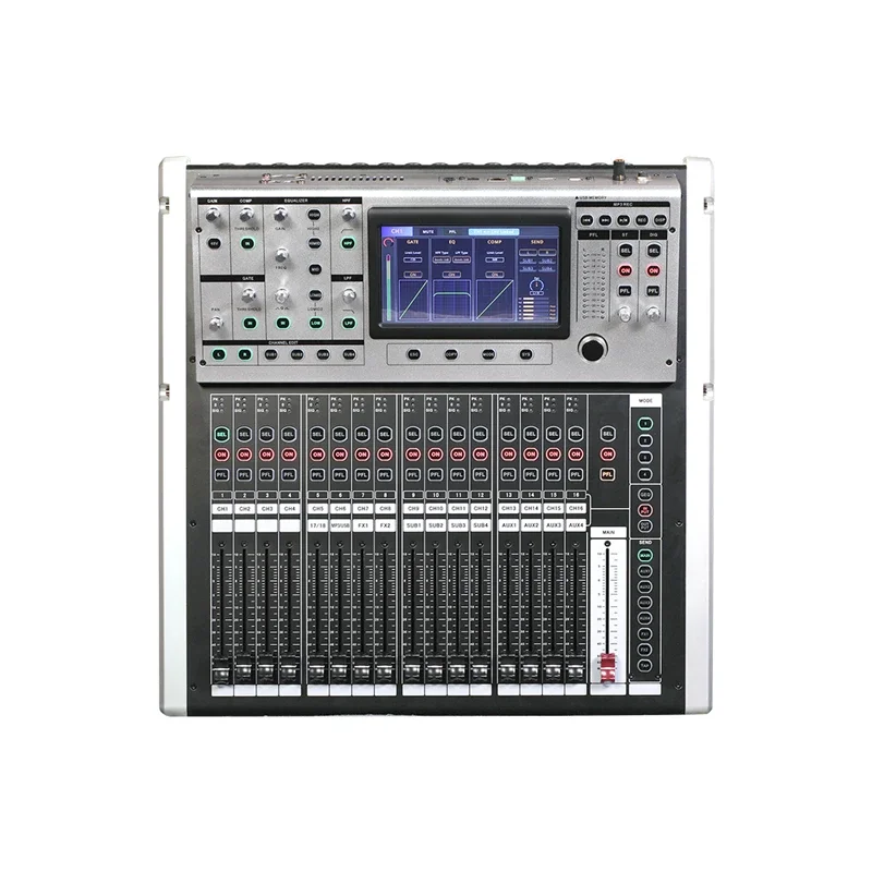 Free OEM Touch Screen 20 Channel Professional Digital Audio Music Mixer DJ Console
Free OEM Touch Screen 20 Channel Professional Digital Audio Music Mixer DJ Console