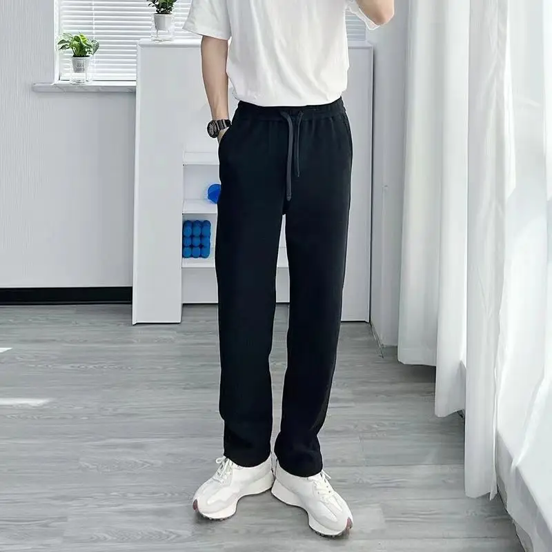 2025 New Style Hoodies Ins Spring Autumn White Casual Pants for Men and Women Handsome Versatile Straight Pants Sports Trousers
2025 New Style Hoodies Ins Spring Autumn White Casual Pants for Men and Women Handsome Versatile Straight Pants Sports Trousers