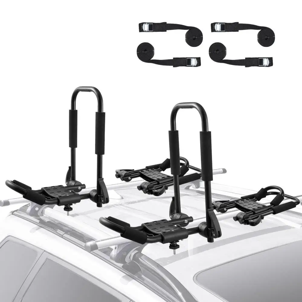 For kayak Roof Rack 2 Pairs J-Bar, Soft Roof Rack Quick Folding, Top Mount Tie Down, Carrier for kayak , Surf Board, Canoe
For kayak Roof Rack 2 Pairs J-Bar, Soft Roof Rack Quick Folding, Top Mount Tie Down, Carrier for kayak , Surf Board, Canoe
