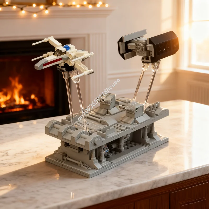469pcs MOC Trench Run Pursuit Star Battle Model Building Toy Blocks Festival Gift Architecture Assemble DIY Idea Education
469pcs MOC Trench Run Pursuit Star Battle Model Building Toy Blocks Festival Gift Architecture Assemble DIY Idea Education