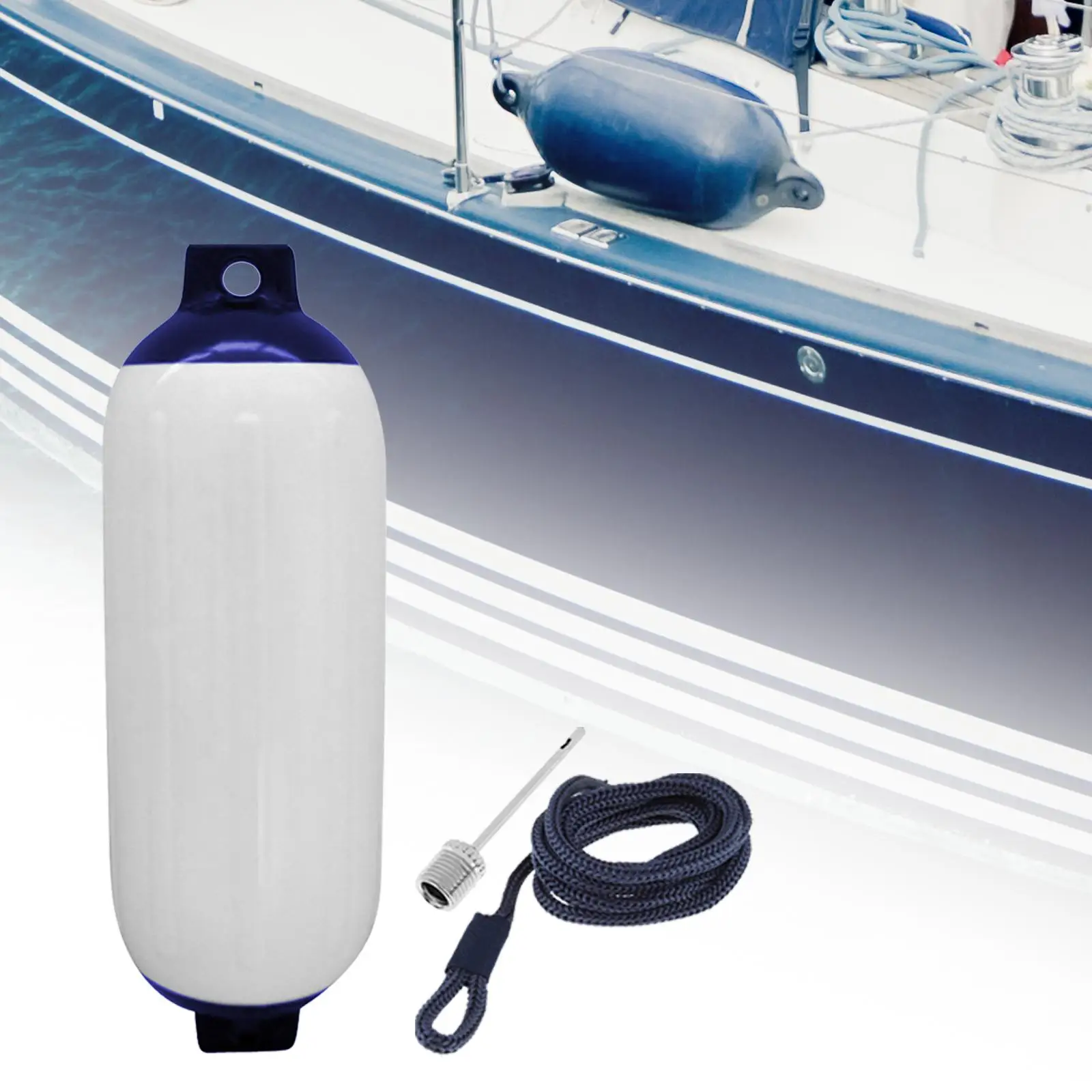 Boat with Rope and Needle Protection for Docking Speedboat Yacht 
Boat with Rope and Needle Protection for Docking Speedboat Yacht