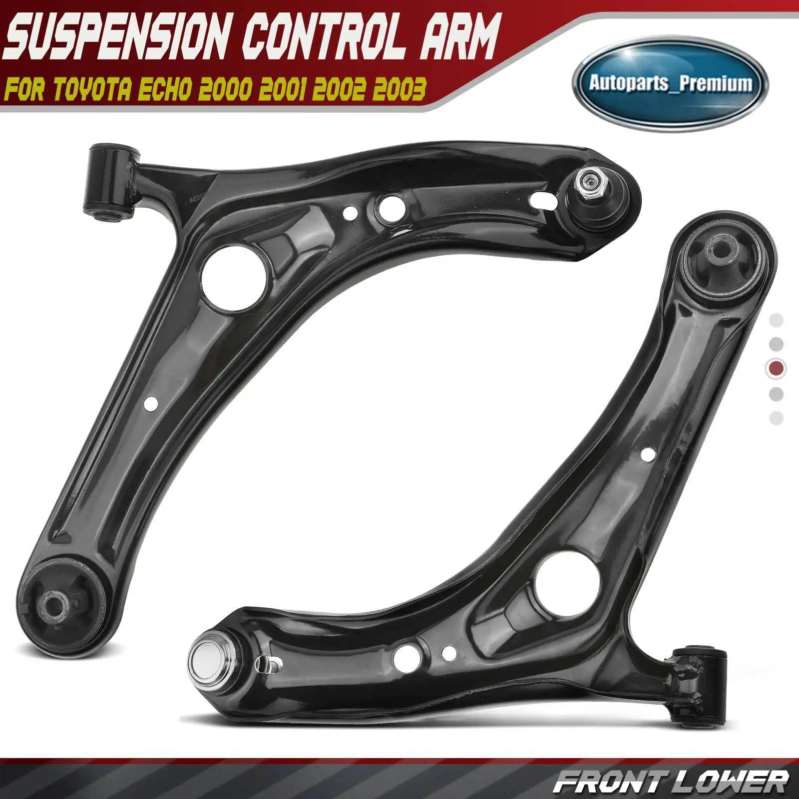 2PCS Front Lower Control Arm with Ball Joint for Toyota Echo 2000 2001 2002 2003 48069-59035,4806959035
2PCS Front Lower Control Arm with Ball Joint for Toyota Echo 2000 2001 2002 2003 48069-59035,4806959035