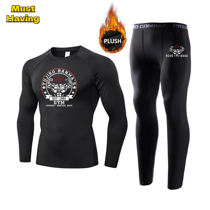 Anime Baki Hanma Graphic Thermal Underwear Set for Men Winter Warm Fleece Lined Long Johns Sweat Quick Drying Thermo Base Layer
Anime Baki Hanma Graphic Thermal Underwear Set for Men Winter Warm Fleece Lined Long Johns Sweat Quick Drying Thermo Base Layer