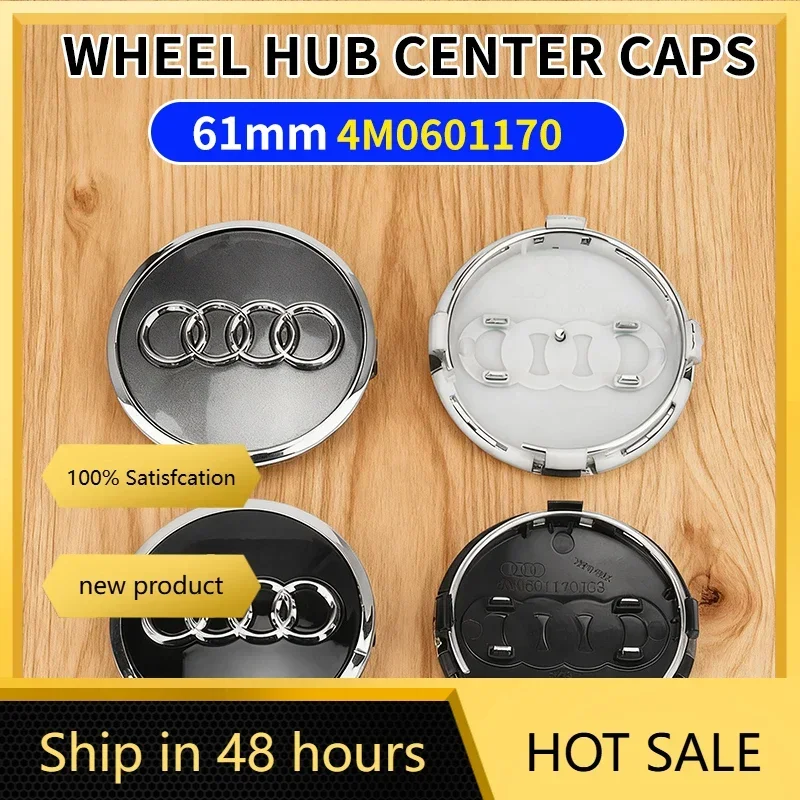4pcs Black Gray 61mm For Audi A3 A4 A5 A6 A7 A8 S4 S6 Accessories Car Styling Wheel Center Cap Emblem Hub Covers Badge 4M0601170
4pcs Black Gray 61mm For Audi A3 A4 A5 A6 A7 A8 S4 S6 Accessories Car Styling Wheel Center Cap Emblem Hub Covers Badge 4M0601170