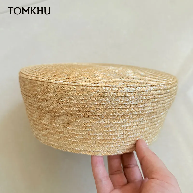 Classic Elegant Nature Straw Beret Hat Women Summer Woven Sun Hat Church Derby Party Hostesses Pillbox Fascinator Bonnet Enfant 
Classic Elegant Nature Straw Beret Hat Women Summer Woven Sun Hat Church Derby Party Hostesses Pillbox Fascinator Bonnet Enfant