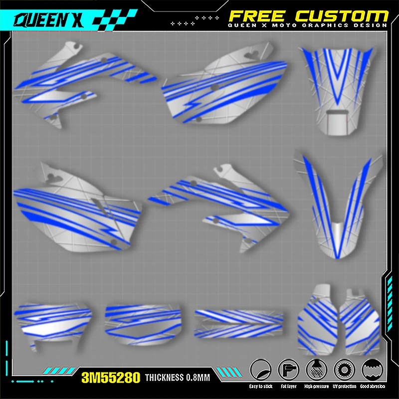 Комплект наклеек с графикой Queen X MOTOR для Honda 2004, 2005, 2006, 2007, 2008-2019 CRF250X 004
Комплект наклеек с графикой Queen X MOTOR для Honda 2004, 2005, 2006, 2007, 2008-2019 CRF250X 004