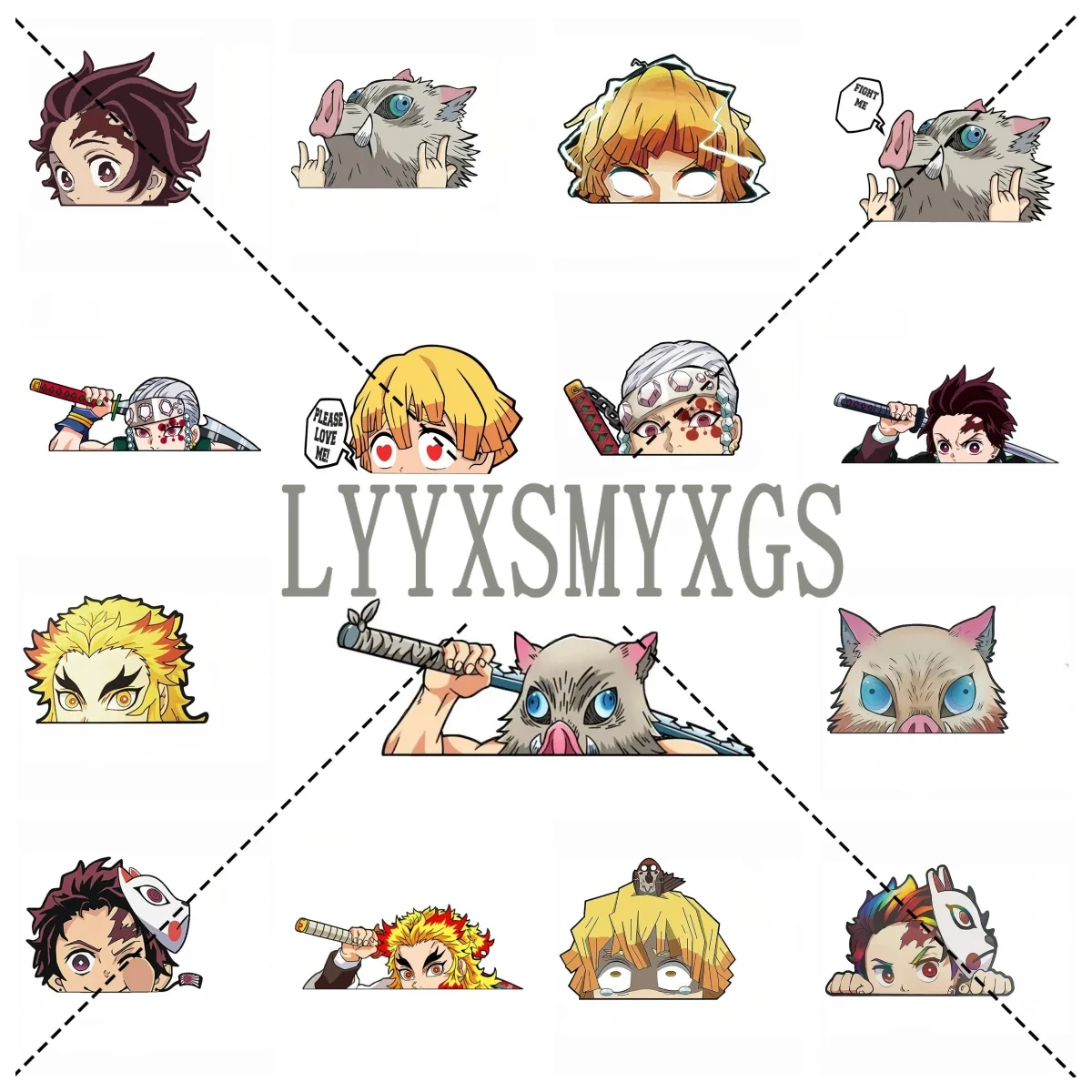 Personality Self-adhesive Cartoon Anime Car Sticker Automotive Rear Window and Bumper Waterproof Vinyl Decal Decorative
Personality Self-adhesive Cartoon Anime Car Sticker Automotive Rear Window and Bumper Waterproof Vinyl Decal Decorative