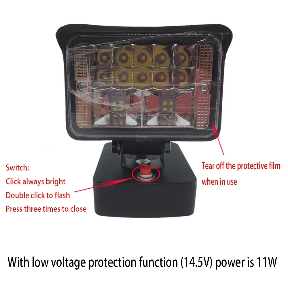 Outdoor LED Lighting Lithium Battery With Flash Tool Light For B.S. 18V BAT Series Lithium Battery DIY Working Camping Light
Outdoor LED Lighting Lithium Battery With Flash Tool Light For B.S. 18V BAT Series Lithium Battery DIY Working Camping Light