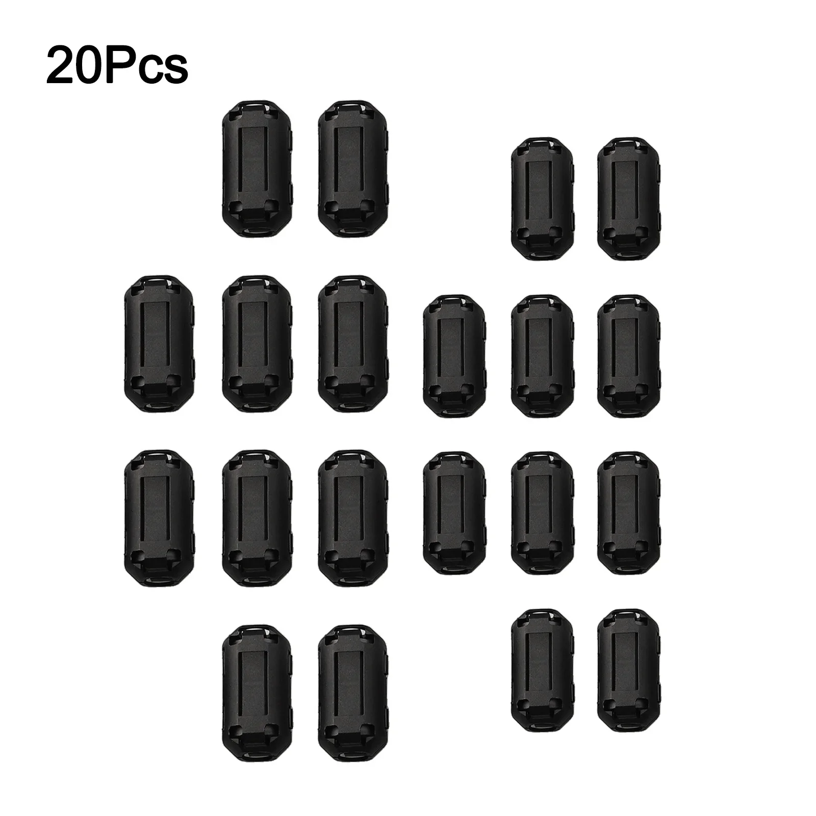 20pcs Ring Core Ferrite Bead Clamp Clip-On Ferrite, Ferrite Core Bead Ring Core RFI Noise Suppressor 7mm+13mm
20pcs Ring Core Ferrite Bead Clamp Clip-On Ferrite, Ferrite Core Bead Ring Core RFI Noise Suppressor 7mm+13mm