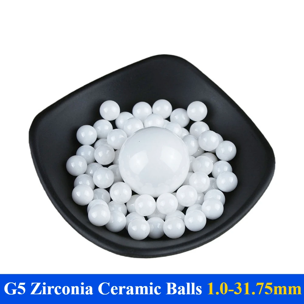 Zirconia Ceramic Ball Dia 1.5mm 1.588mm 3mm 4mm 6mm 15mm-28.575mm G5 Precision ZrO2 Ceramic Bearing Ball for ball mill
Zirconia Ceramic Ball Dia 1.5mm 1.588mm 3mm 4mm 6mm 15mm-28.575mm G5 Precision ZrO2 Ceramic Bearing Ball for ball mill