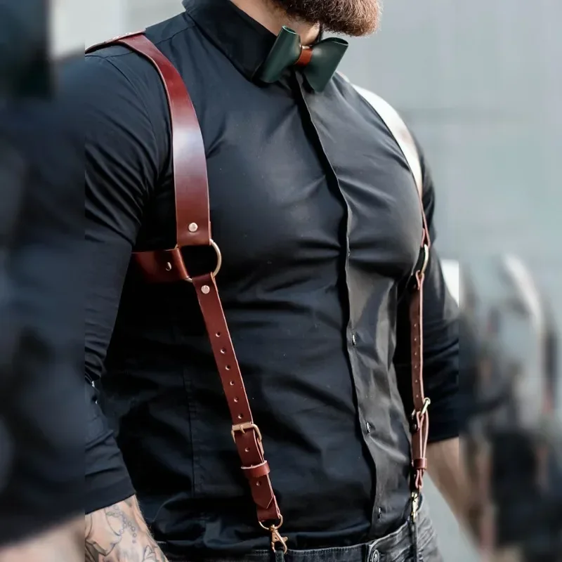 Suspenders Men's Pants Leather Adjustable Backpack Suspenders Suspenders Men's Shoulder Straps Fashion Adult Belt
Suspenders Men's Pants Leather Adjustable Backpack Suspenders Suspenders Men's Shoulder Straps Fashion Adult Belt