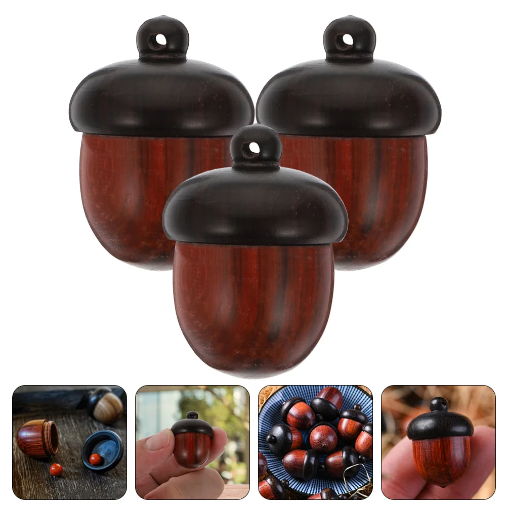 3 Pcs Color-blocked Wood Nut Pendant Decoration Christmas Craft Acorns Shape Charms for Crafts Multifunction
3 Pcs Color-blocked Wood Nut Pendant Decoration Christmas Craft Acorns Shape Charms for Crafts Multifunction