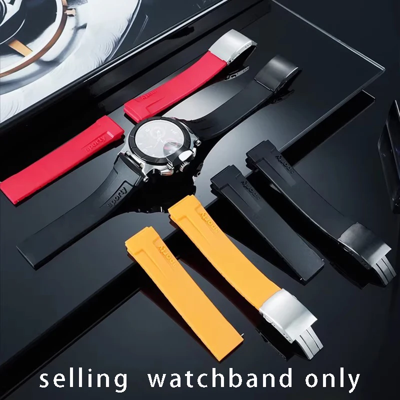 Водонепроницаемый силиконовый ремешок для часов Tissot, устойчивый к поту, для мужских часов Tissot T048 Racing T-RACE, спортивная серия T048417A, резиновый ремешок для часов
Водонепроницаемый силиконовый ремешок для часов Tissot, устойчивый к поту, для мужских часов Tissot T048 Racing T-RACE, спортивная серия T048417A, резиновый ремешок для часов