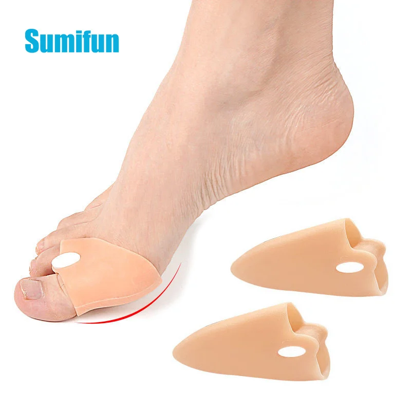 2pcs=1Pair Silicone Toes Separator Bunion Foot Hallux Valgus Correction Bone Ectropion Adjuster Thumb Foot Care Protector
2pcs=1Pair Silicone Toes Separator Bunion Foot Hallux Valgus Correction Bone Ectropion Adjuster Thumb Foot Care Protector