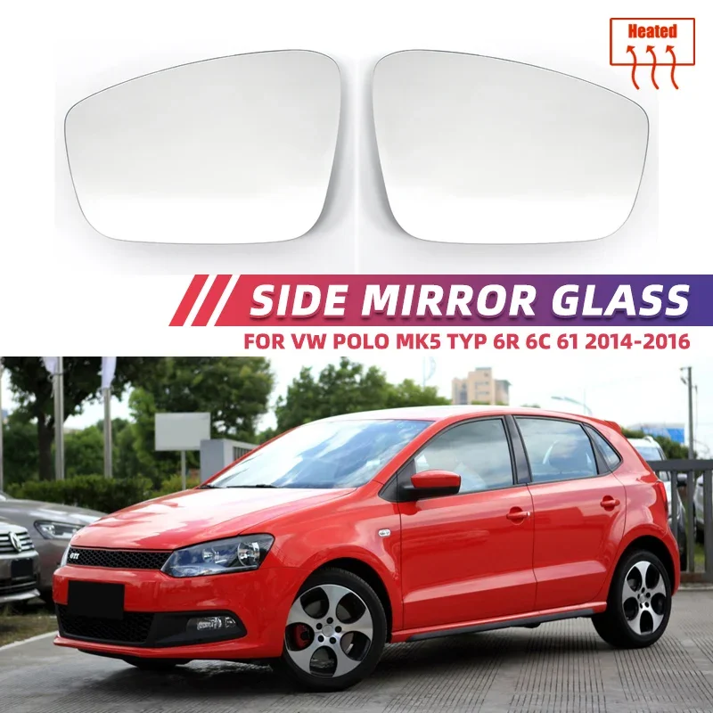 Зеркало заднего вида, боковое стекло для Volkswagen Polo Mk5 Typ 6R 6C 61 2010-2013, левое и правое с подогревом
Зеркало заднего вида, боковое стекло для Volkswagen Polo Mk5 Typ 6R 6C 61 2010-2013, левое и правое с подогревом