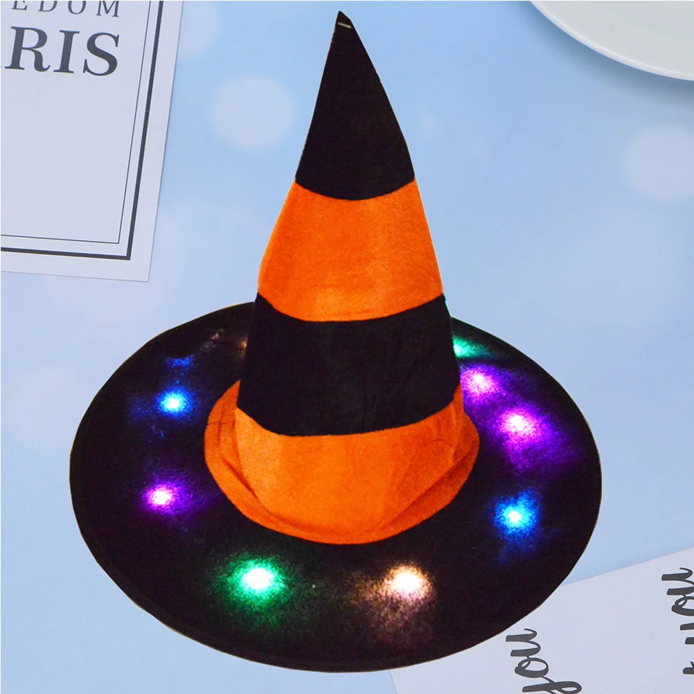 1Pcs Halloween Witch Hat Luminous Glowing Headdress for Cosplay Party Masquerade Lightweight Charming Party Hat
1Pcs Halloween Witch Hat Luminous Glowing Headdress for Cosplay Party Masquerade Lightweight Charming Party Hat