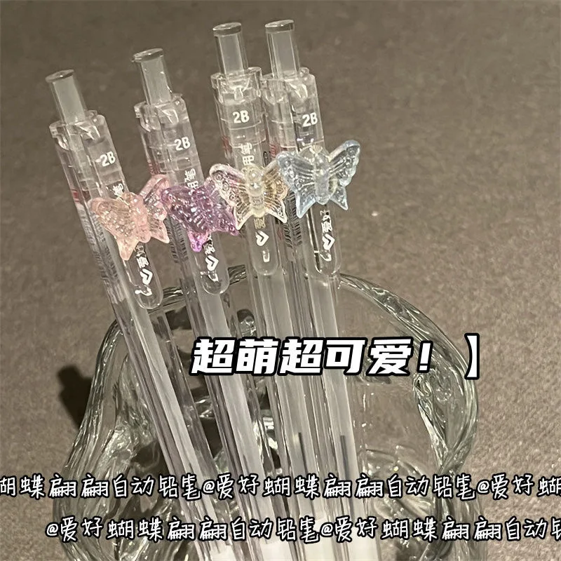 Kawaii Crystal Butterfly Mechanical Pencil 0.5/0.7mm 2B Refill Cute Automatic Pencil School Office Supplies Kids Gift Stationery
Kawaii Crystal Butterfly Mechanical Pencil 0.5/0.7mm 2B Refill Cute Automatic Pencil School Office Supplies Kids Gift Stationery