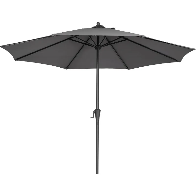 9FT Outdoor Patio Umbrella, Market Table Umbrella with 8 Sturdy Ribs and Crank System, Fade-resistant
9FT Outdoor Patio Umbrella, Market Table Umbrella with 8 Sturdy Ribs and Crank System, Fade-resistant